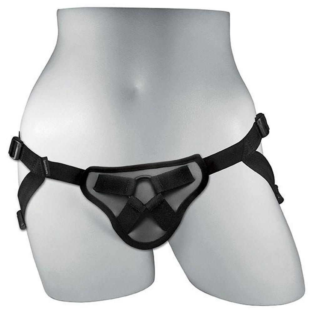Женское эротическое белье - Трусы для страпона Sportsheets - Entry Level Strap-On Waterproof Black