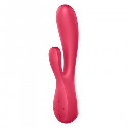 Смарт вибратор-кролик Satisfyer Mono Flex Red, 2 мотора, управление через интернет