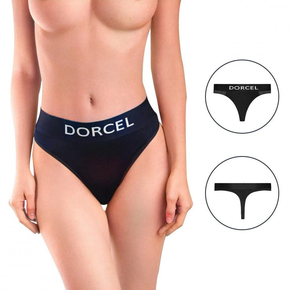 Сексуальные трусики - Трусики с карманом для вибратора Dorcel PANTY LOVER XL