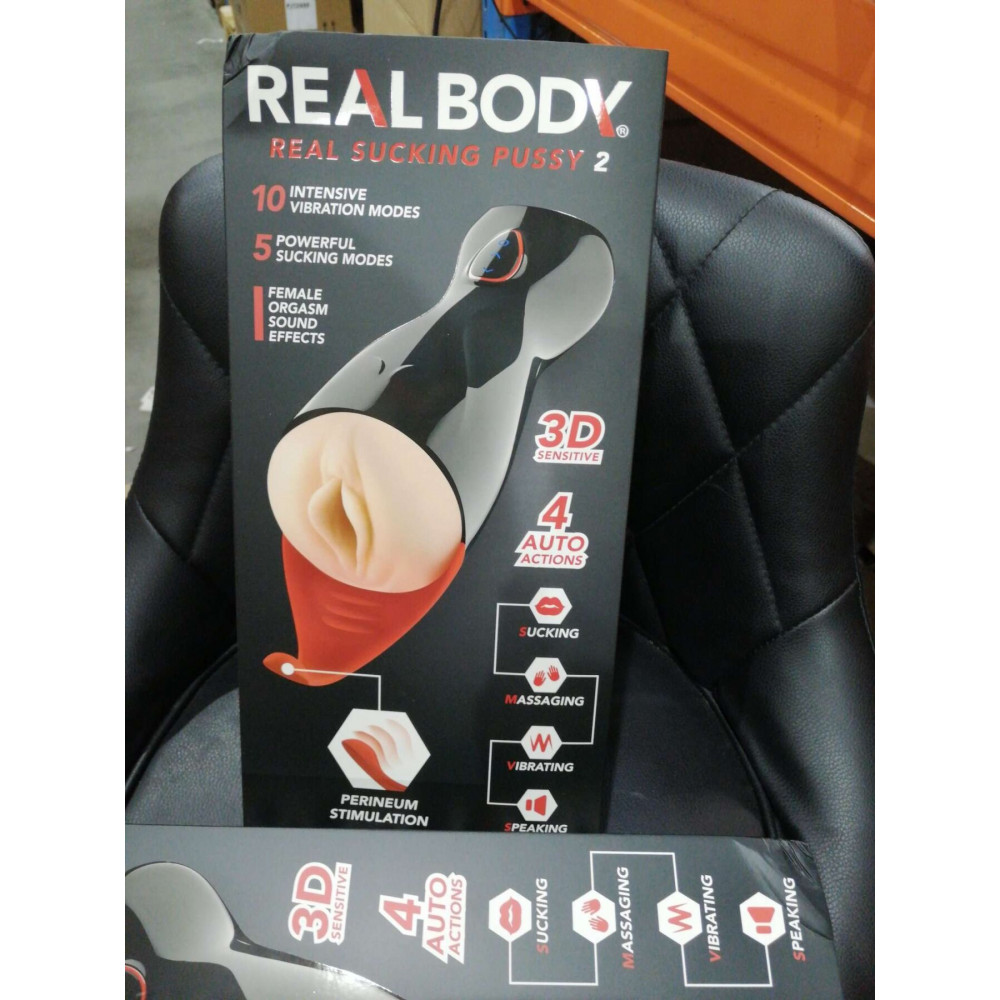 Секс игрушки - Мастурбатор вагина Real Body - Real Sucking Pussy 2 (мятая упаковка!!!) 7