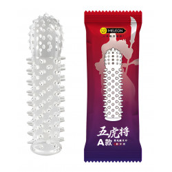 Стимулююча насадка-презерватив Meleon AR034 A