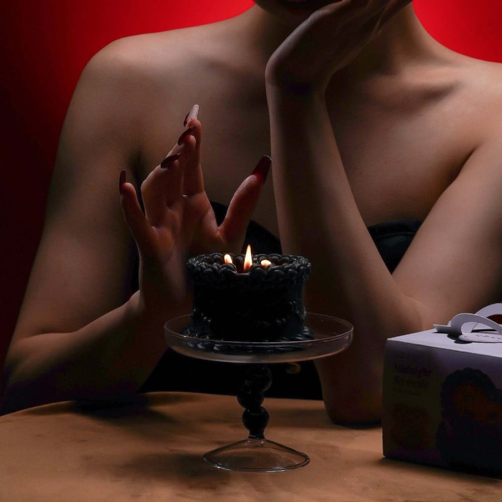 Різне - Свічка воскова UPKO Midnight Sweetie низькотемпературна, чорна, 270 гр 4