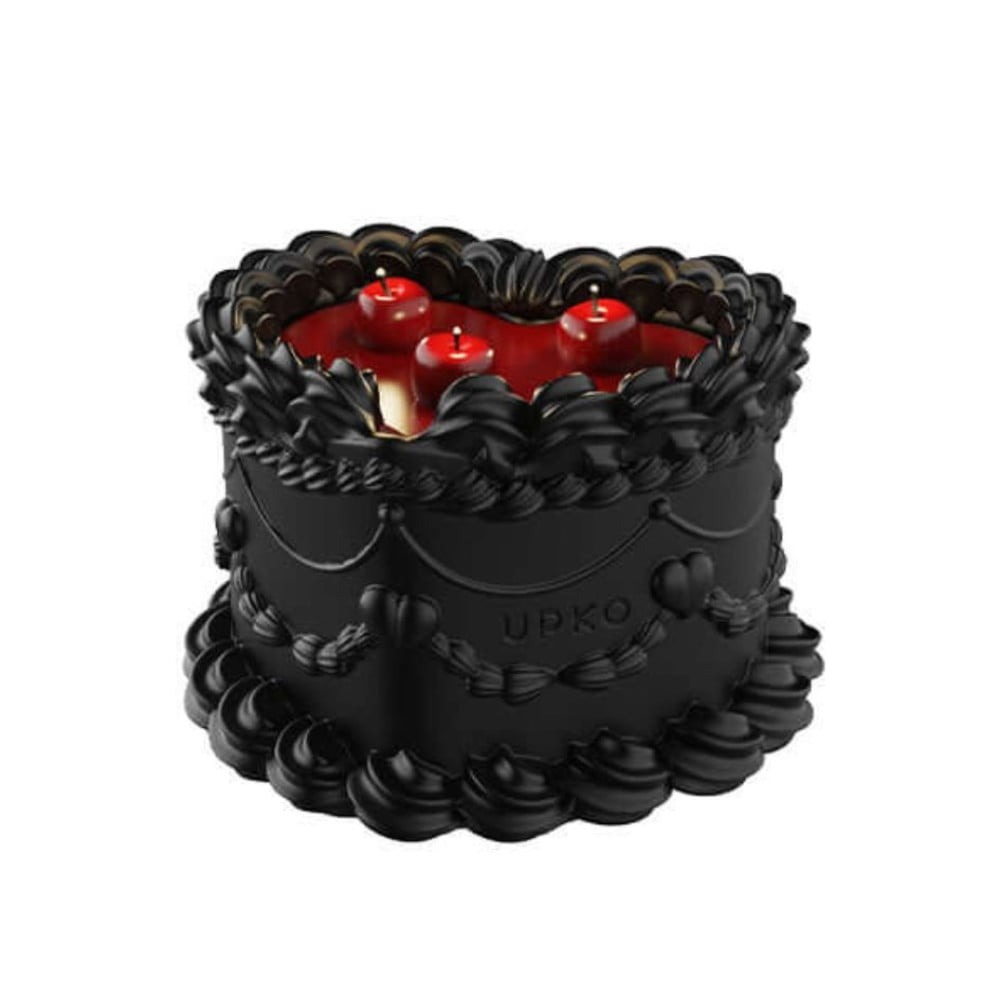 Різне - Свічка воскова UPKO Midnight Sweetie низькотемпературна, чорна, 270 гр