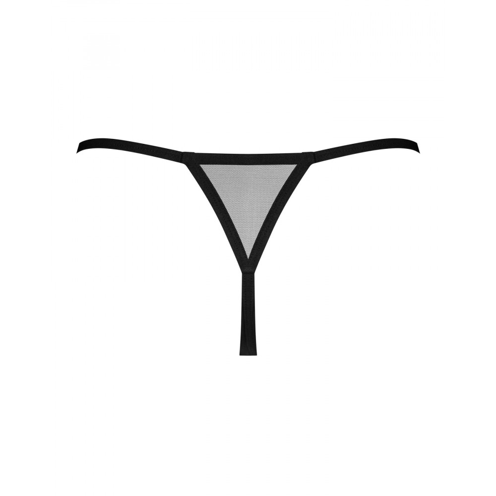 Сексуальные трусики - Трусики Obsessive Novenes crotchless thong M/L 3