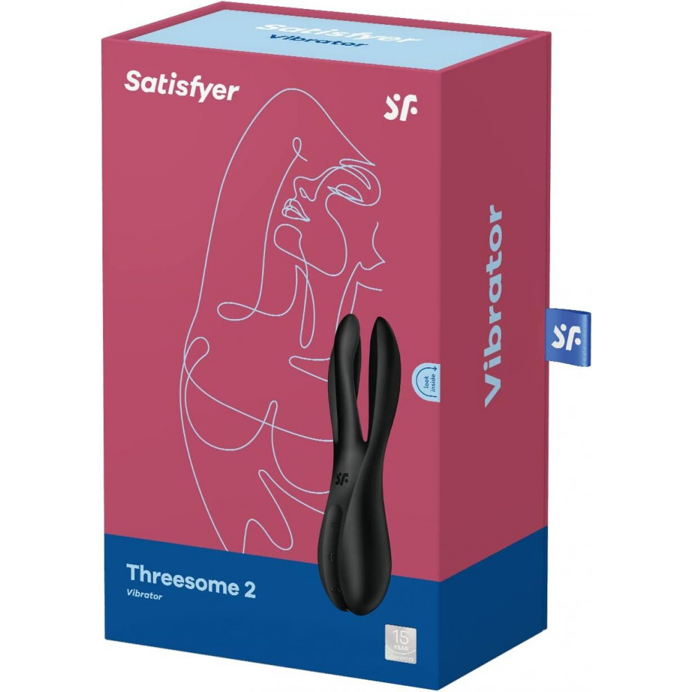 Клиторальный вибратор - Клиторальный вибратор Satisfyer Threesome 2 Black 6