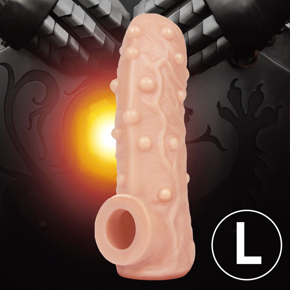 Эрекционные кольца без вибрации - Насадка на член Kokos Nude Sleeve NS 002 L 2