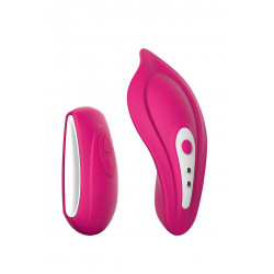 Вибратор в трусики Liebe Panty Vibe Recargable Cerise, нагрев до 39 °C, пульт, трусики S-M в комплекте