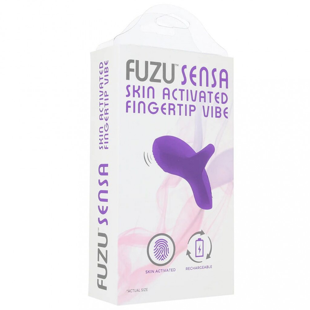 Різне - Вібратор на палець FUZU Sensa Skin Activated Fingertip Vibe – Pastel Purple, сенсорне керування, 8 режимів 5