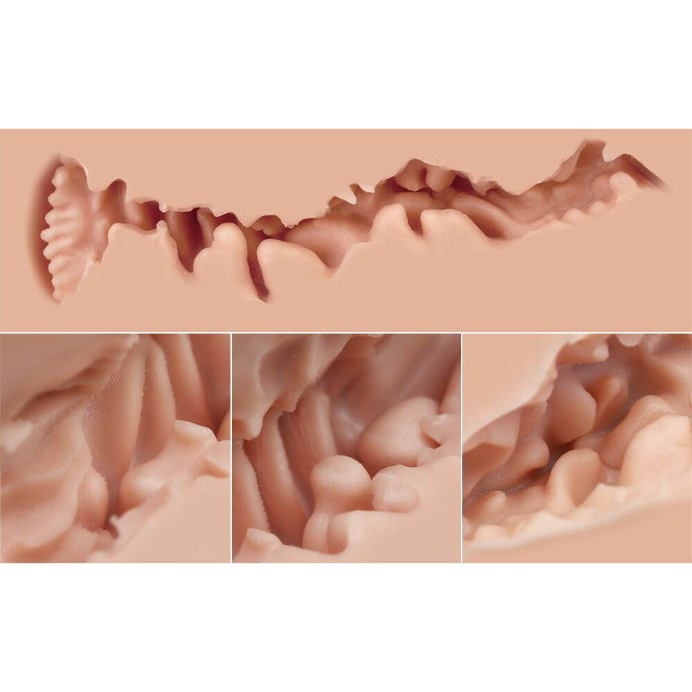 Мастурбатори без вібрації - Мастурбатор Naked Factory TRISHA B TYPE, виражені статеві губи, вагіна + анус, дуже реалістичний 4