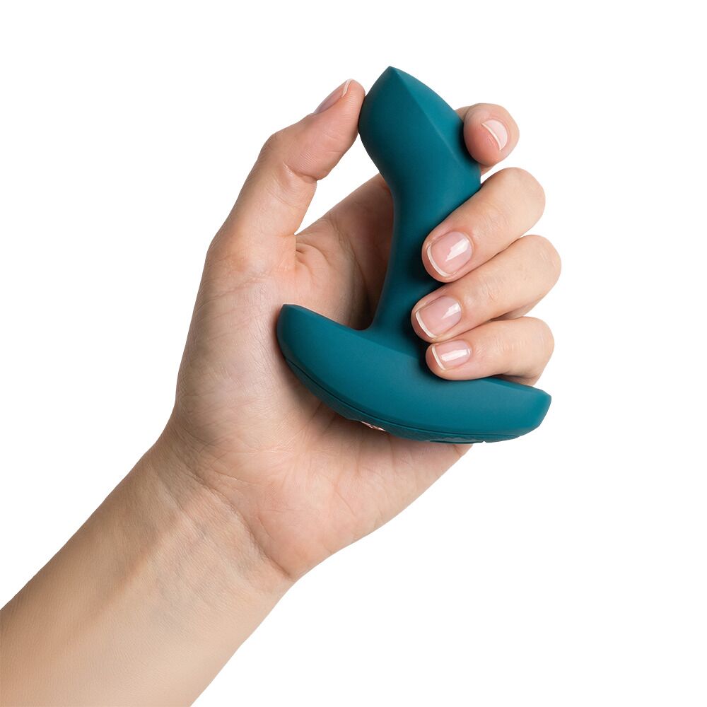  - Анальна пробка Fun Factory Bootie Vibe Bottle Green 5