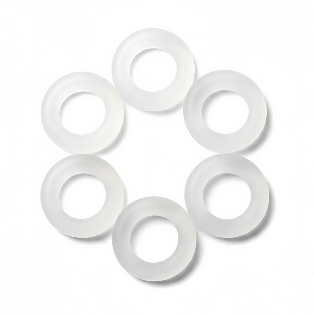 Ерегційні кільця без вібрації - Набір кілець для яєчок Boners Ring Master Ballstretcher Set 2