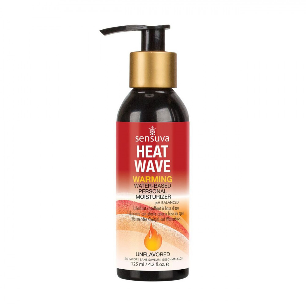 Змазки на водній основі - Лубрикант на водній основі Sensuva - Heat Wave Warming (125 мл), без гліцерину та парабенів