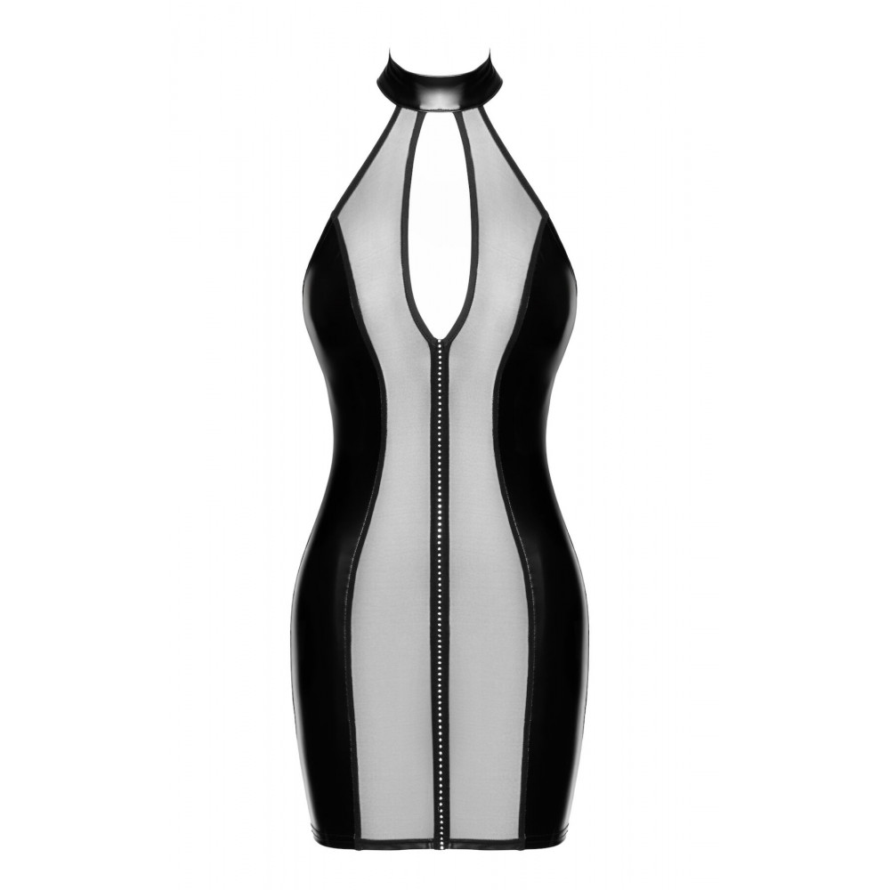  - Сукня Noir Handmade F370 Luxuria Crystal Sheer Mini Dress XL 5