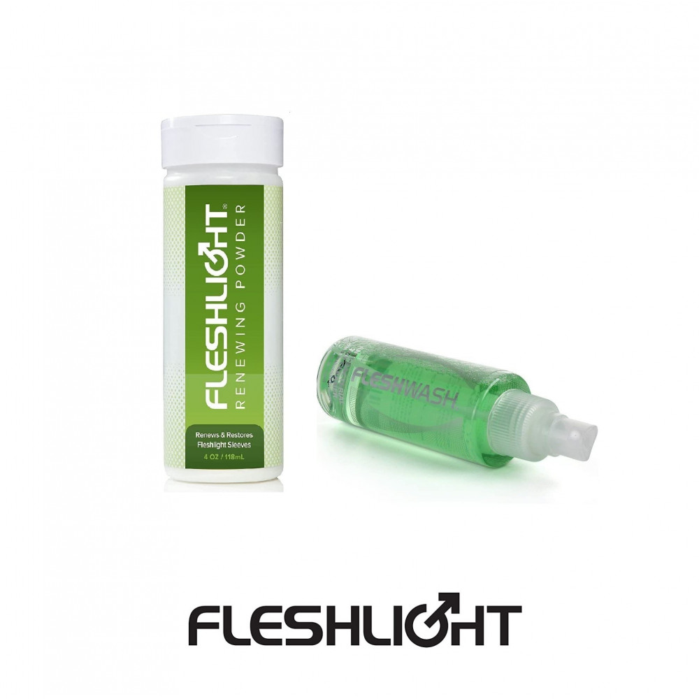 Лубриканты - Тальк для ухода за секс игрушками Fleshlight Renewing Powder, 118 мл 1