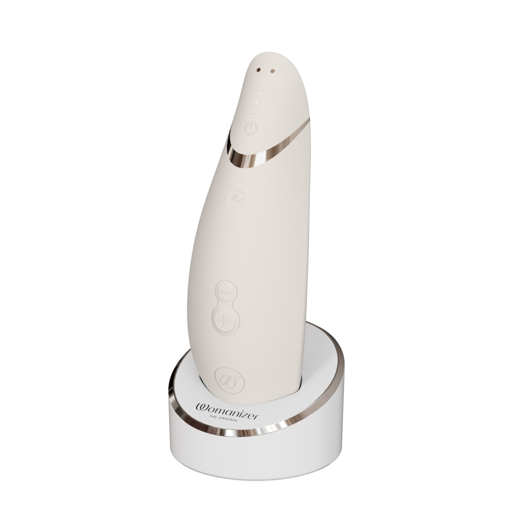 Секс игрушки - Вакуумный клиторальный стимулятор Womanizer Premium 2 Gray 6