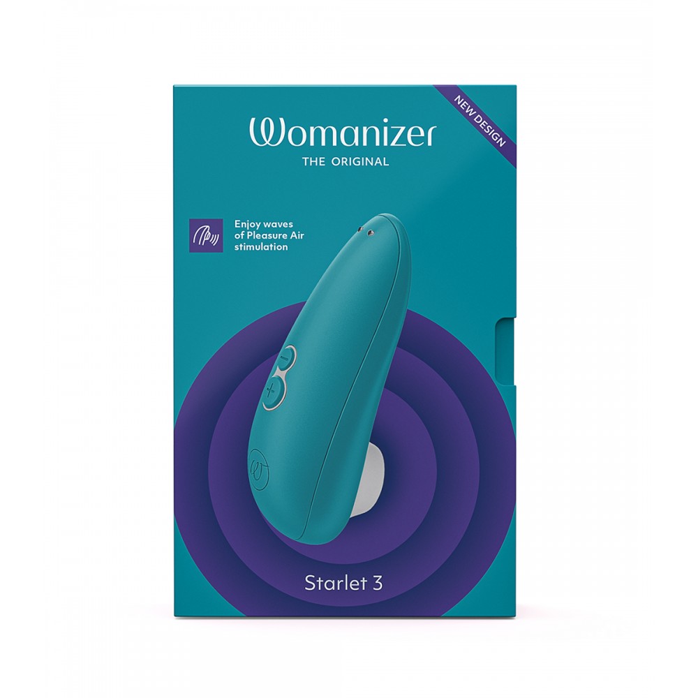 Секс игрушки - Вакуумный клиторальный стимулятор Womanizer Starlet 3 Turquoise 10