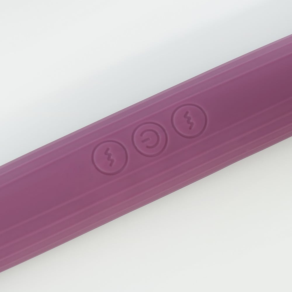 Різне - Вібратор двосторонній Sweet Em Velvet Lure, 10 режимів вібрації, фіолетовий 5