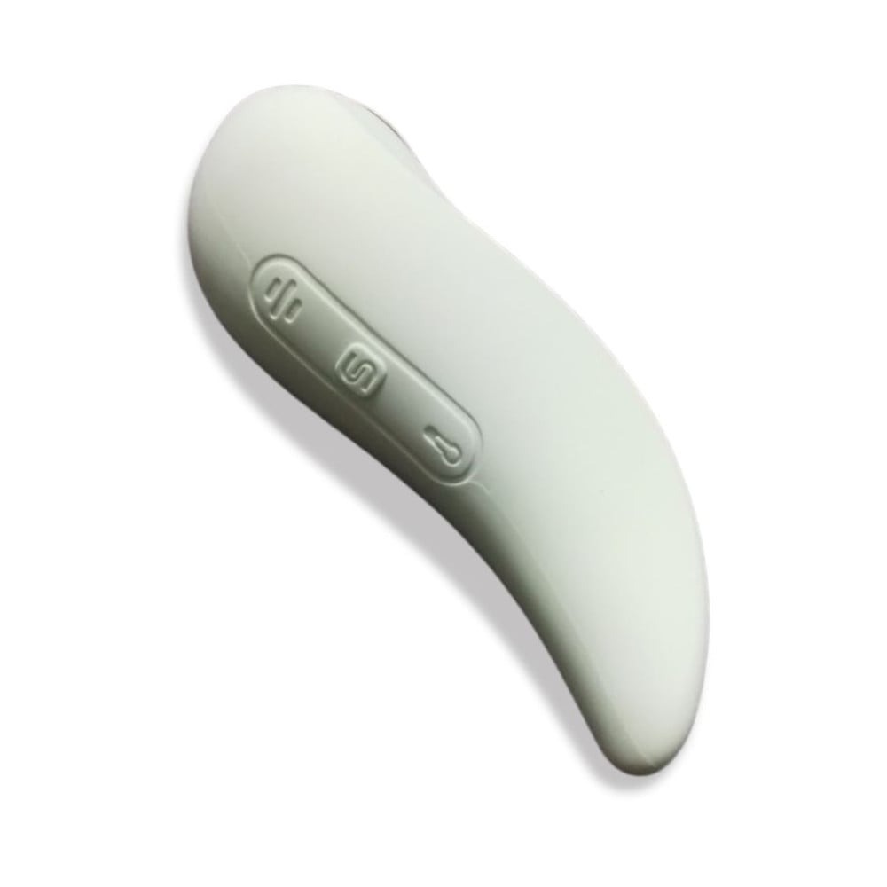  - Вібратор зі знімним вакуумним стимулятором BeYourLover Fatima з підігрівом, м'ятний 2