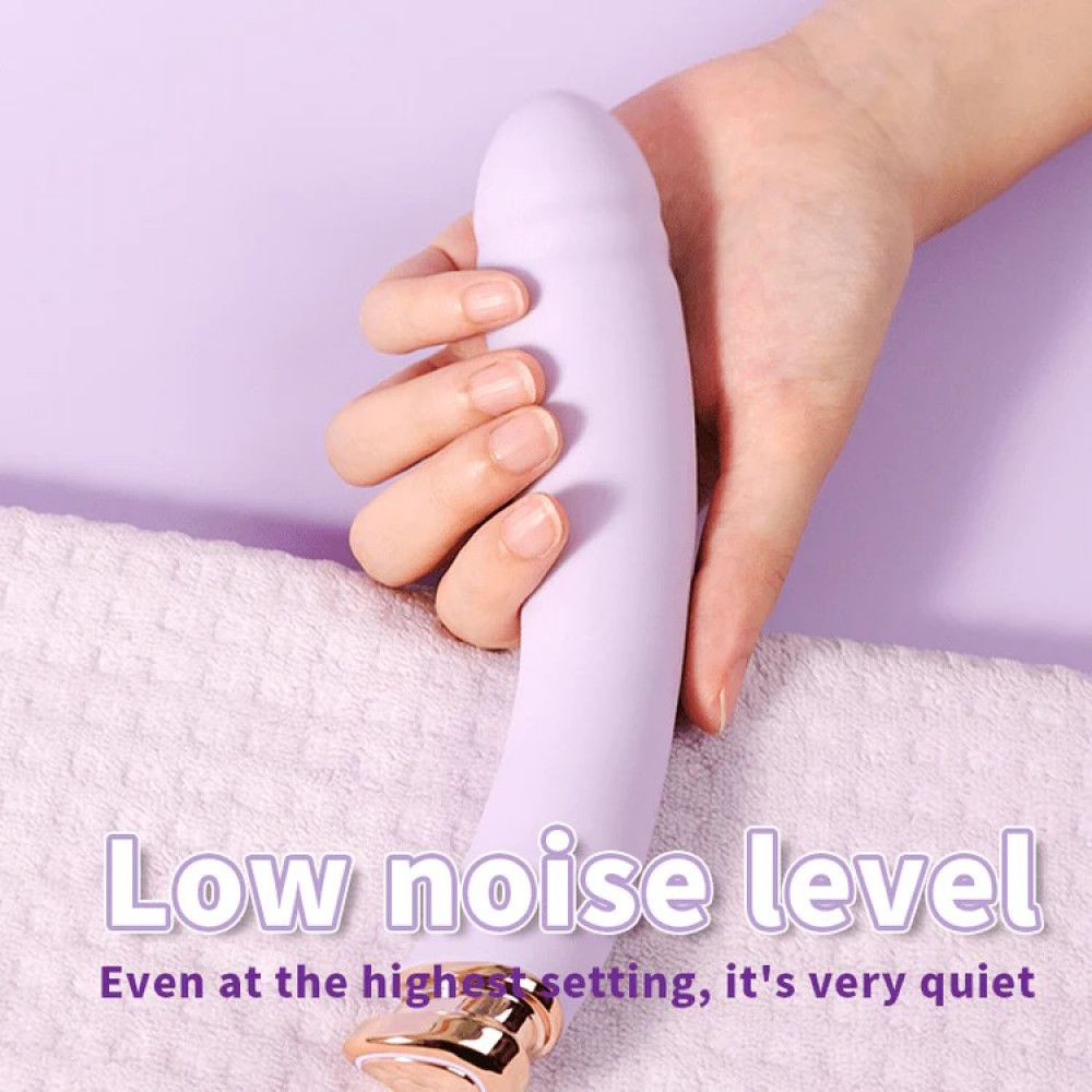 Вибратор-кролик - Вибратор трансформер BeYourLover Phantom Moon с вакуумом и подогревом, с приложением, лиловый 5