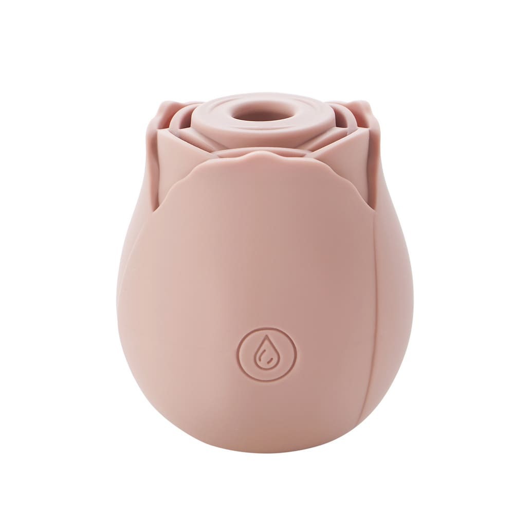 Різне - Вакуумний стимулятор клітора у вигляді троянди Sweet Em Velvet Lure, бежевий 1