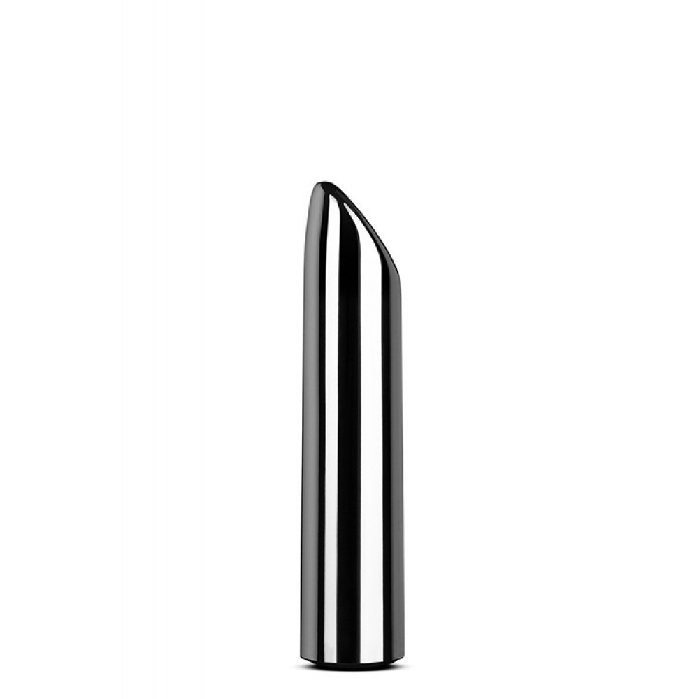 Секс игрушки - Вибропуля The Realm Rechargeable Bullet, серебрянная, 10 х 2 см
