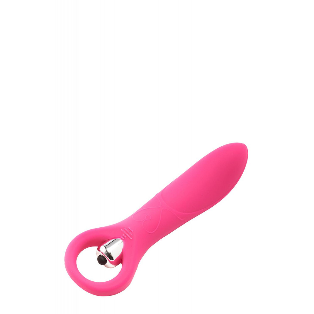 Вибратор - Мини вибратор для точки G Dream Toys FLIRTS 10 FUNCTIONS RING VIBRATOR PINK 1