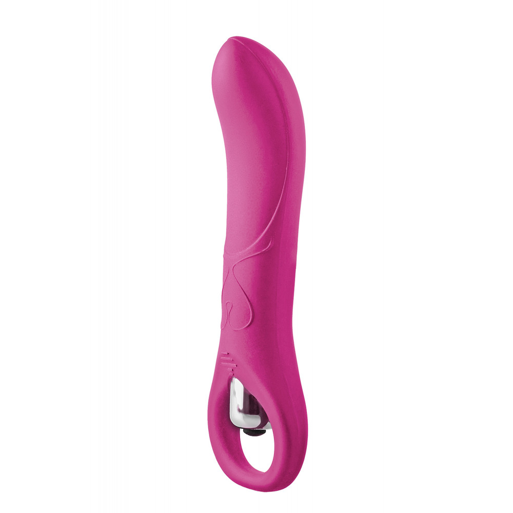 Вибратор - Мини вибратор для точки G Dream Toys FLIRTS 10 FUNCTIONS RING VIBRATOR PINK 2