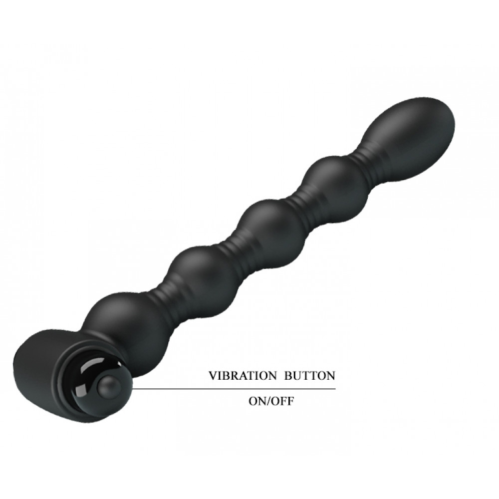 Анальные игрушки с вибрацией - Анальная цепочка MR PLAY - Vibrating Anal Plug, BI-040105-MR 8