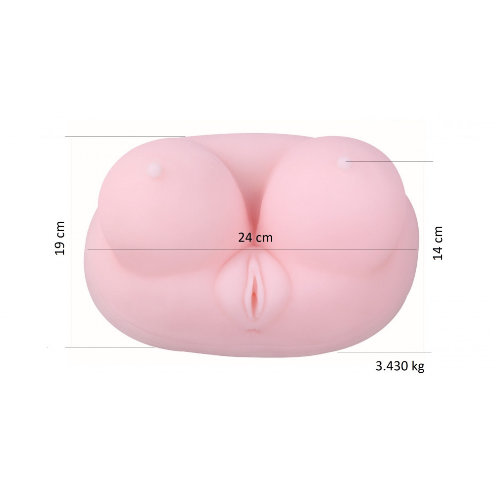  - УЦІНКА - Мастурбатор вагіна та анус Pussy & Ass 02, DIS-BS2600178 1