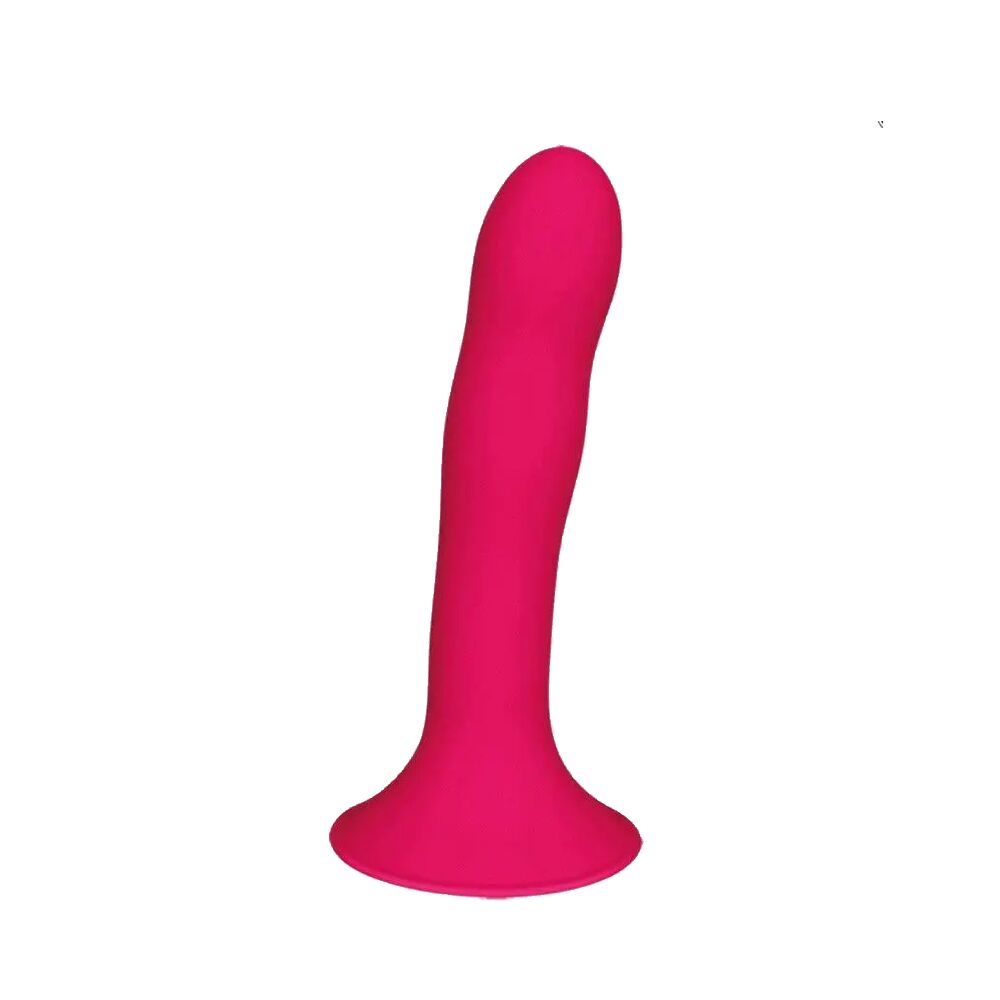 Дилдо - Дилдо с присоской Adrien Lastic Hitsens 4 Pink, отлично для страпона, диаметр 3,7см, длина 17,8см