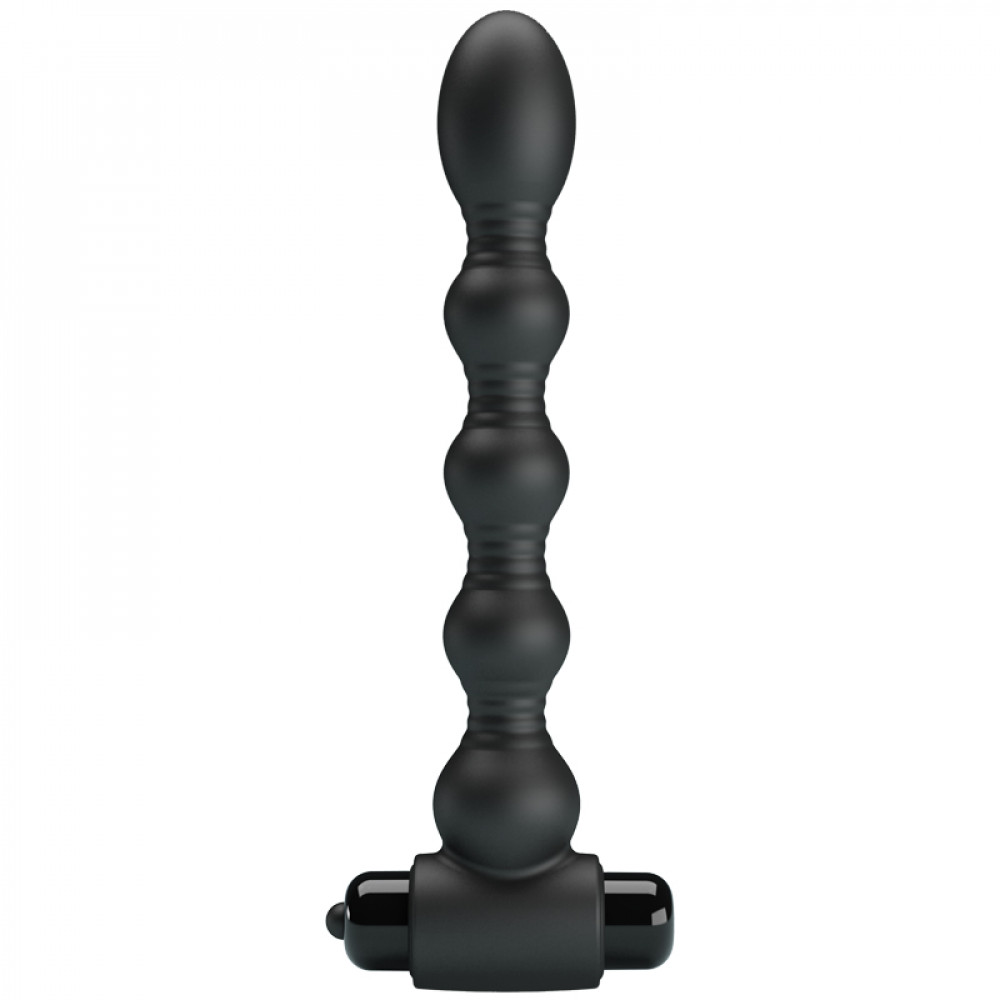 Анальные игрушки с вибрацией - Анальный вибратор PRETTY LOVE черный, 18.2 х 2.6 см 1