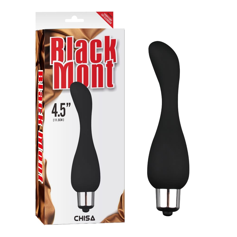 Разное - Анальный стимулятор с вибрацией Chisa Black Mont Vibrating Smmothie, черный