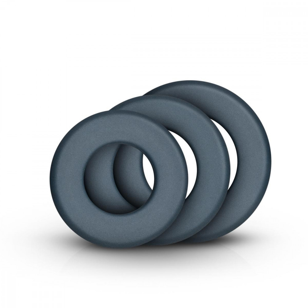 Эрекционное кольцо - Набор эрекционных колец Boners серый 4