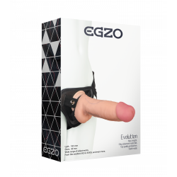 Страпон жіночий EGZO Evolution STR005 (20 см х 4,8 см)