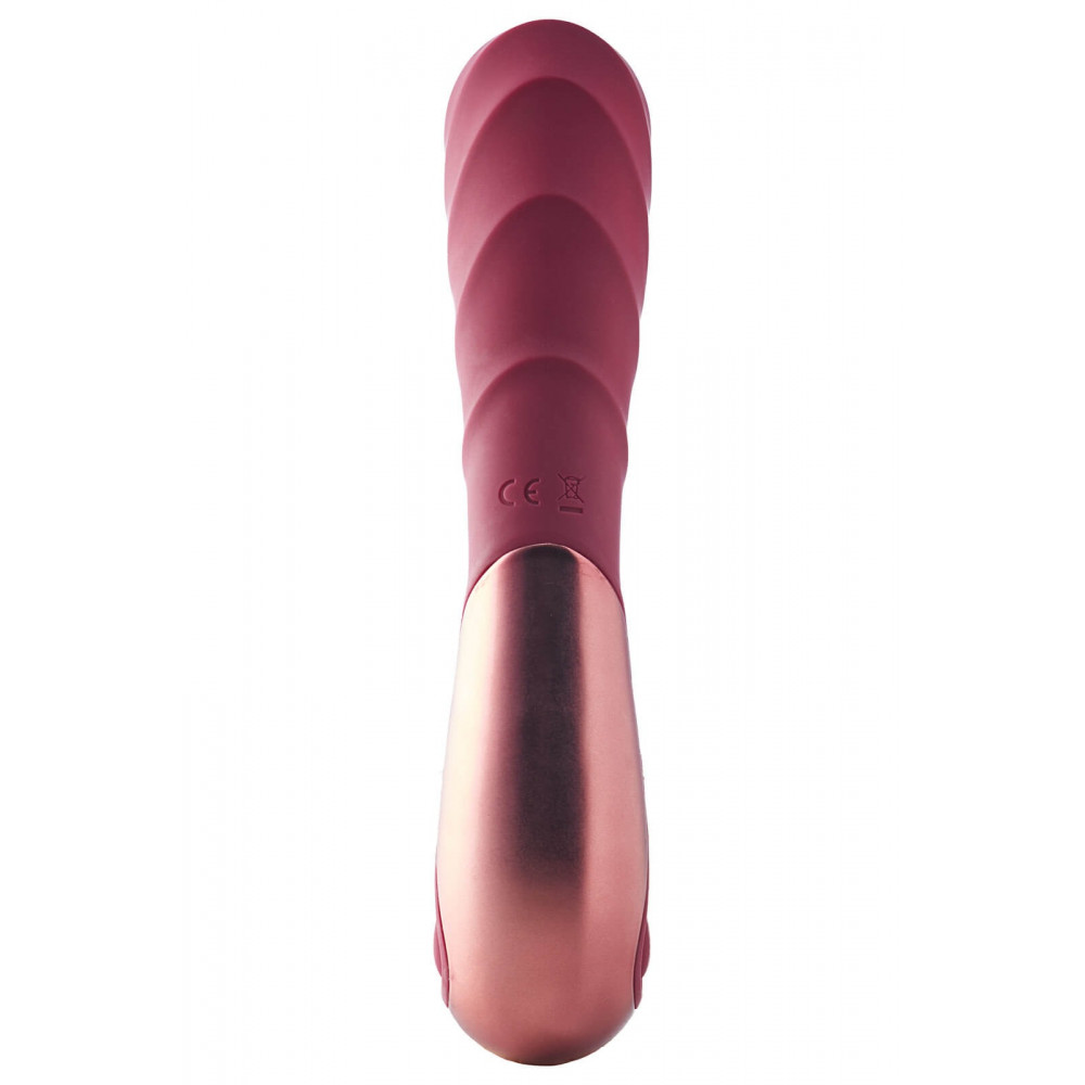 Разное - Двойной вибратор рельефный Dream Toys Dinky Duo Vibrator Jimmy K, бордовый 2
