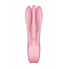 Гибкий клиторальный вибратор с 3 моторами SATISFYER THREESOME 1 розовый