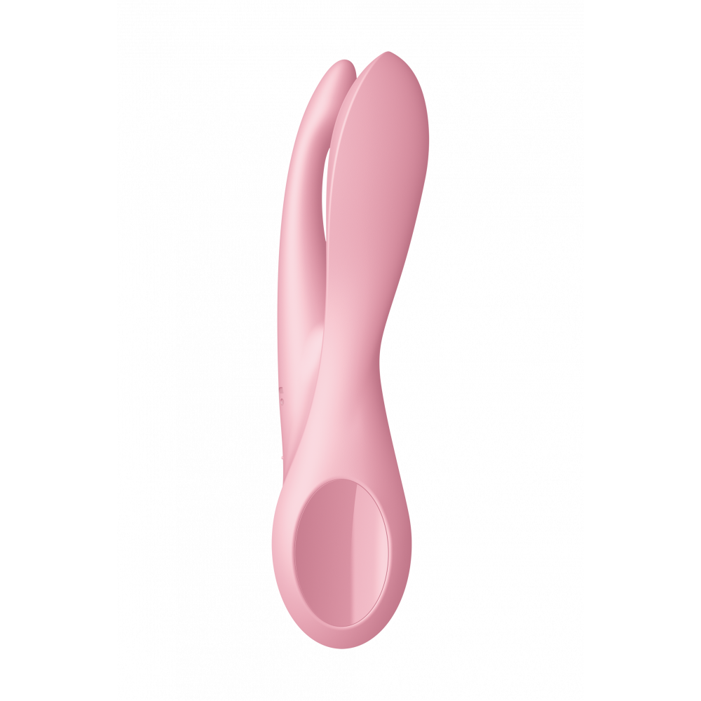Разное - Гибкий клиторальный вибратор с 3 моторами SATISFYER THREESOME 1 розовый 3