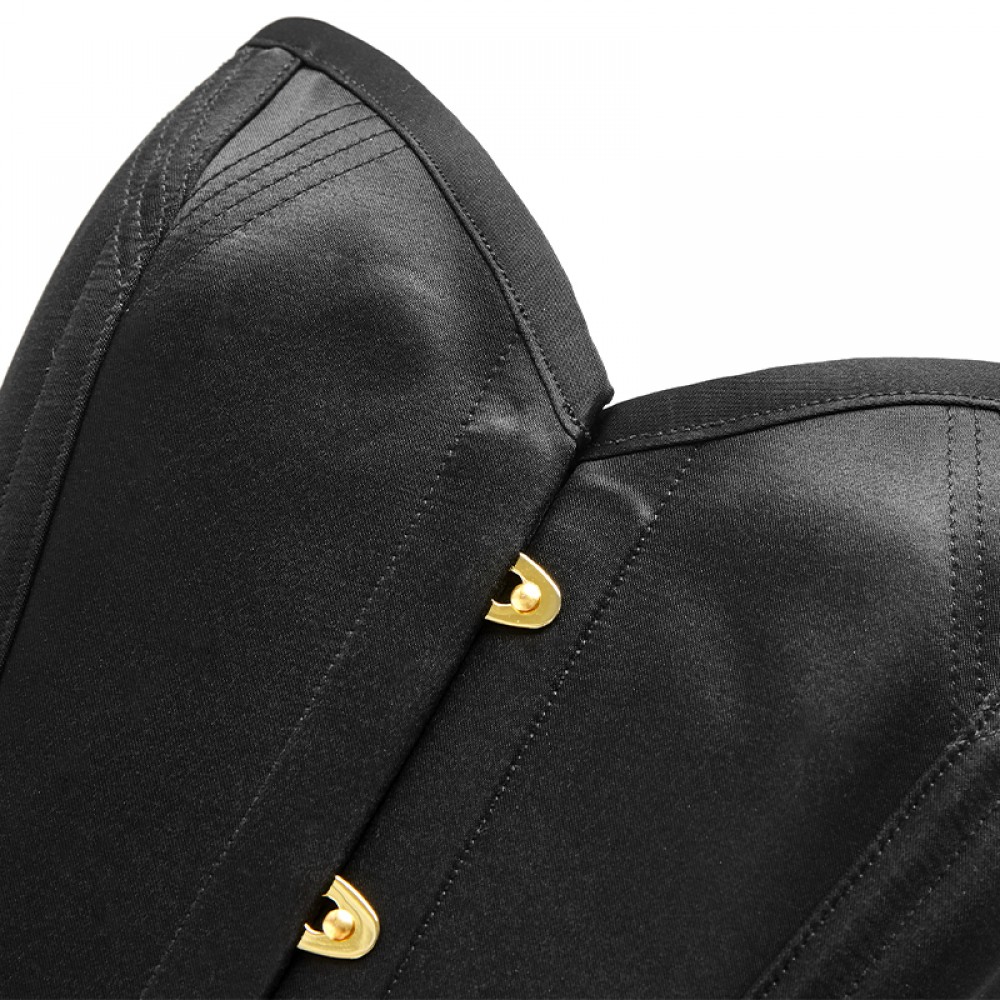 Різне - Корсет еротичний атласний UPKO, розмір M, чорний 5