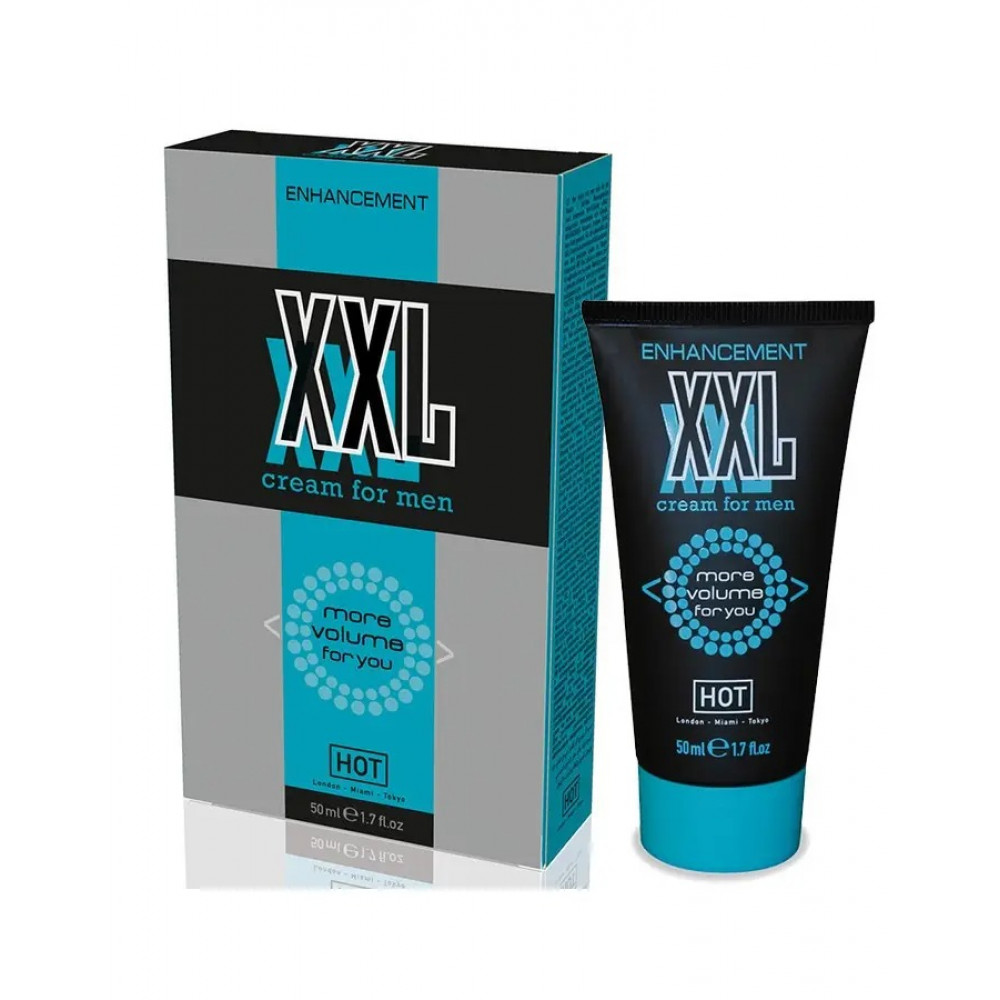 Лубриканты - Крем эрекционный плюс увеличение объема HOT XXL Enhancement Cream for men 50 мл