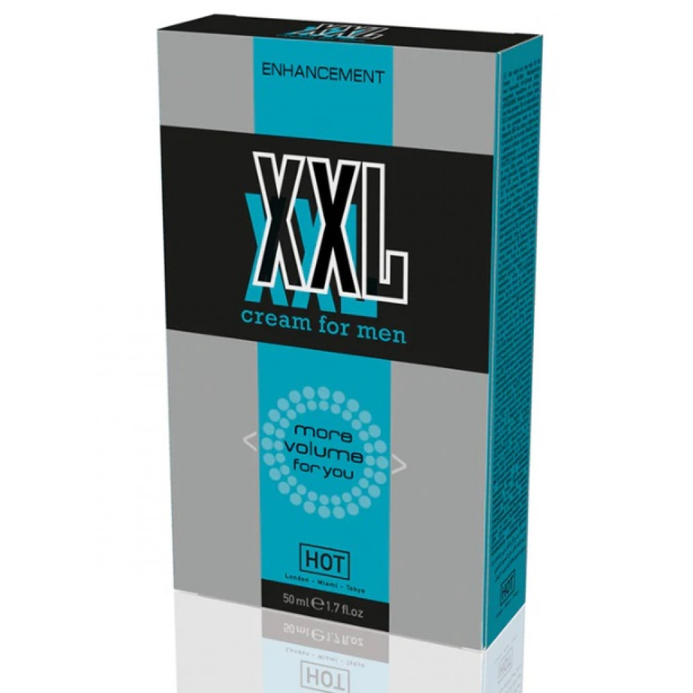 Лубриканты - Крем эрекционный плюс увеличение объема HOT XXL Enhancement Cream for men 50 мл 1