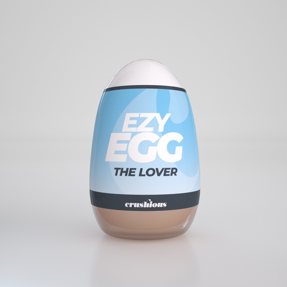 Мастурбатори без вібрації - Мастурбатор-яйце, вагіна CRUSHIOUS EZY EGG THE Lover, реалістичний 1