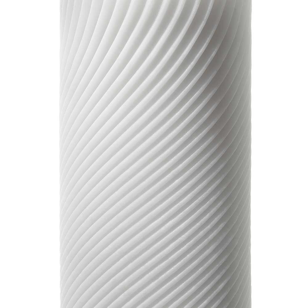 Секс игрушки - Мастурбатор хай-тек рельефный Zen 3D Tenga, белый, 15 х 7 см 4