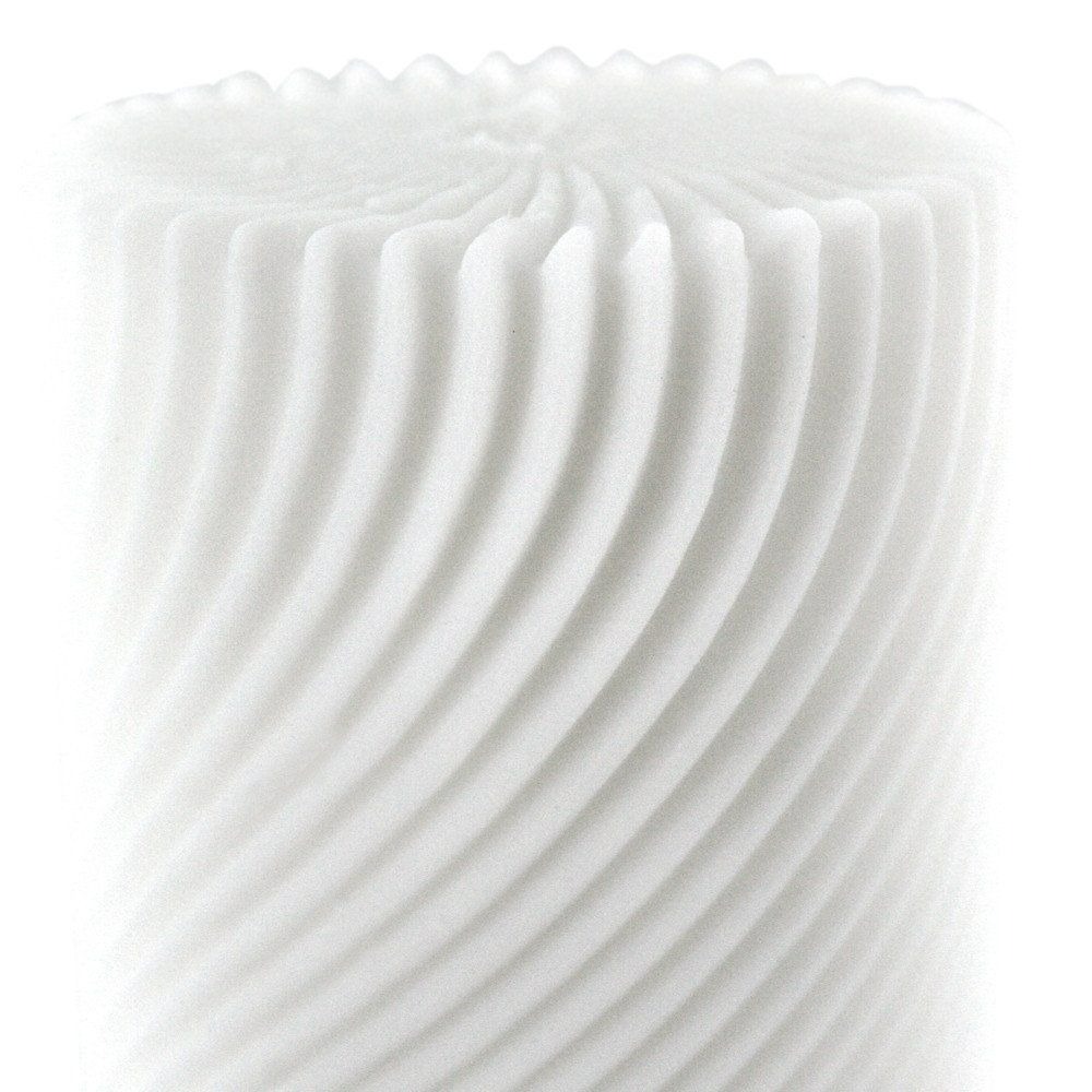 Секс игрушки - Мастурбатор хай-тек рельефный Zen 3D Tenga, белый, 15 х 7 см 3