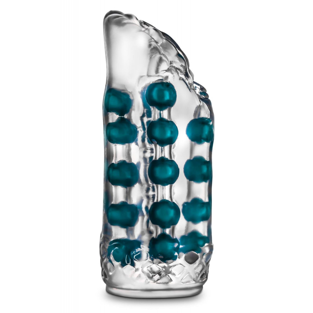 Разное - Мастурбатор вагина с бусинами внутри Blush M For Men Super Stroker Clear, прозрачный 1