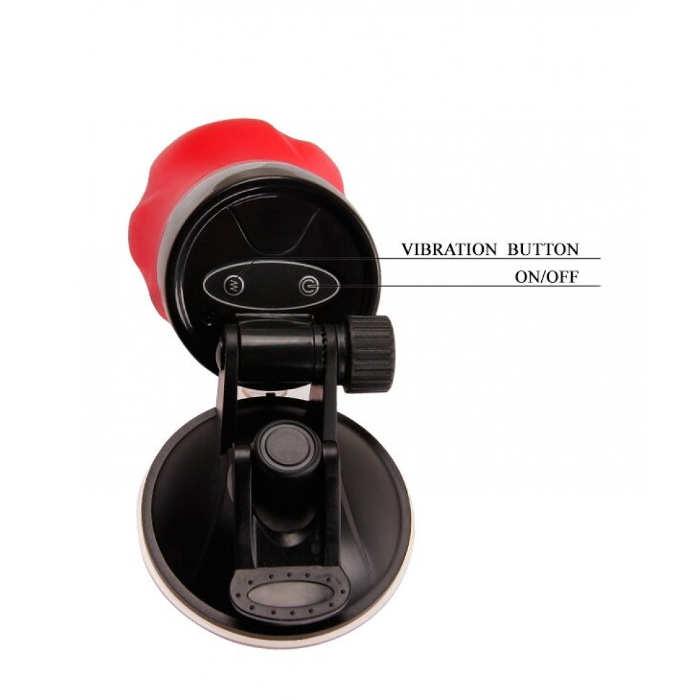 Різне - Мастурбатор ротик з вібрацією CRAZY Bull-Flora, BM-00900T47Z-2 7