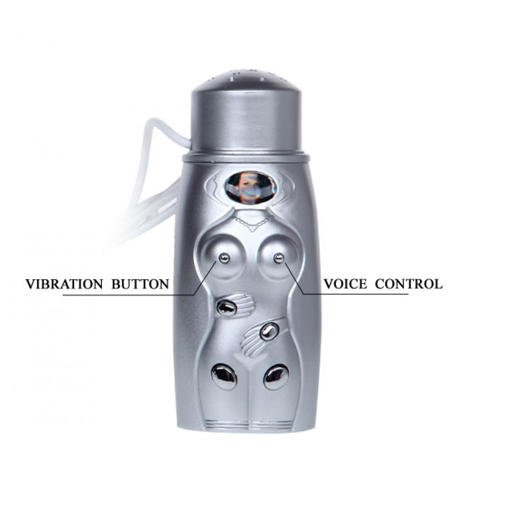 Різне - Мастурбатор з подвійною вібрацією і двома входами BAILE Princess Vagina and Anal, BM - 009107 8