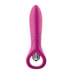 Мини-вибратор для точки G Dream Toys Flirts 10 розовый, 15.5 см х 2.9 см