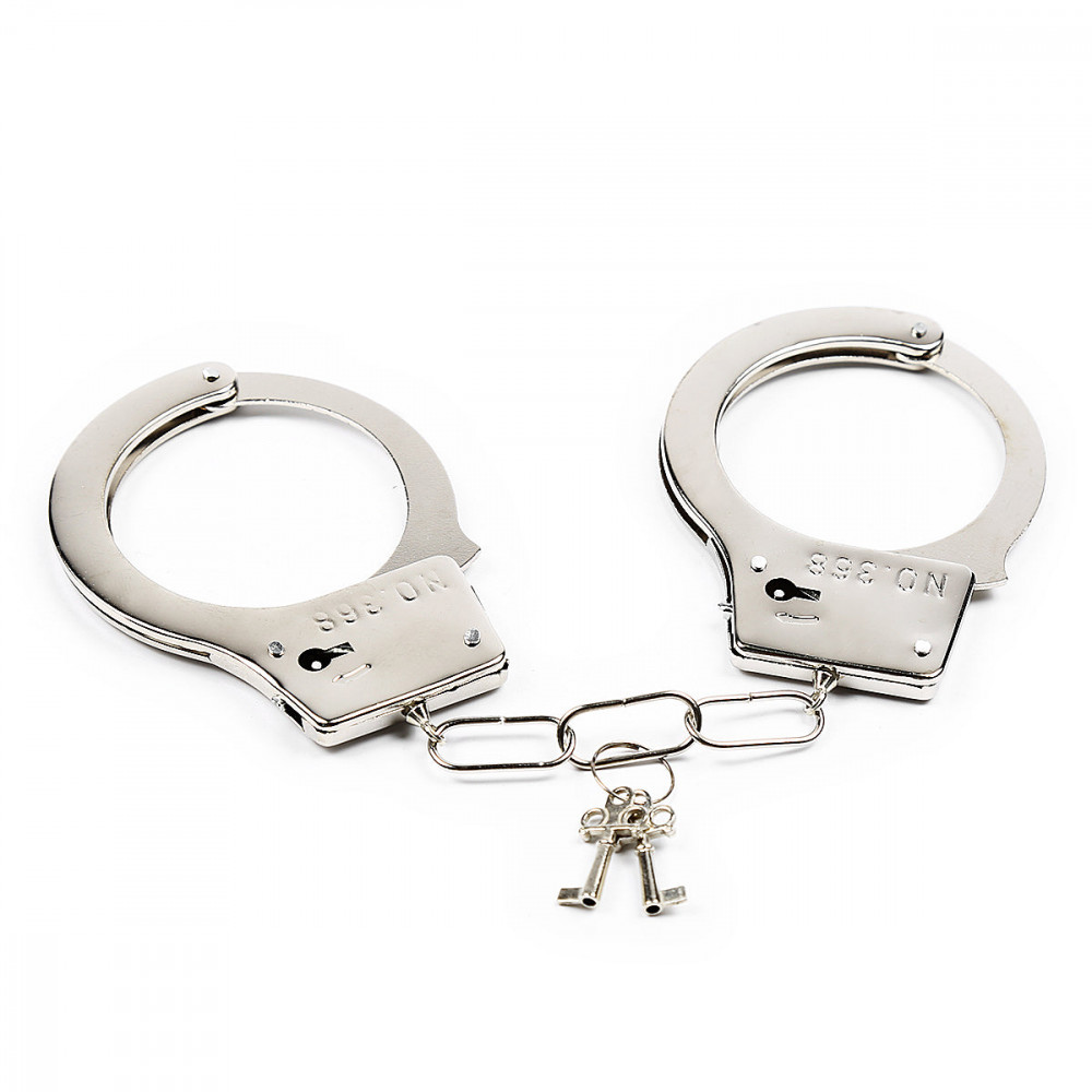 Разное - Наручники DS Fetish Handskaff metal silver 1