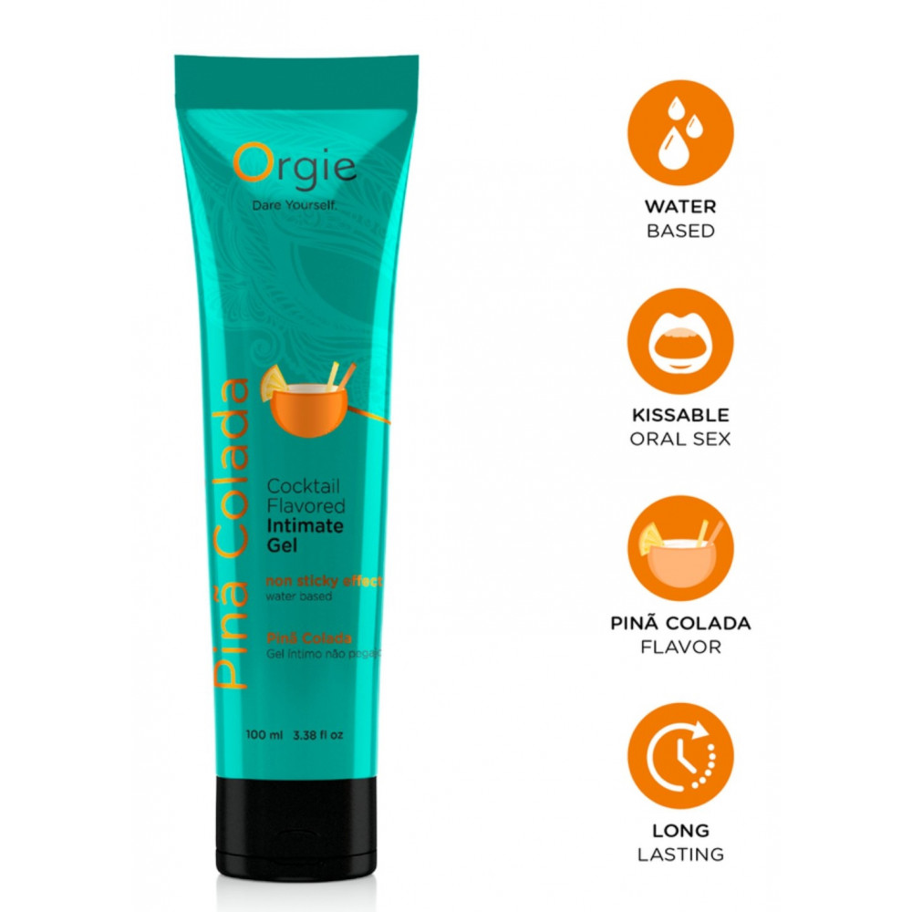 Разное - Оральный лубрикант Orgie Cocktail Flavored Intimate Gel - Pina Colada , 100 ml 1