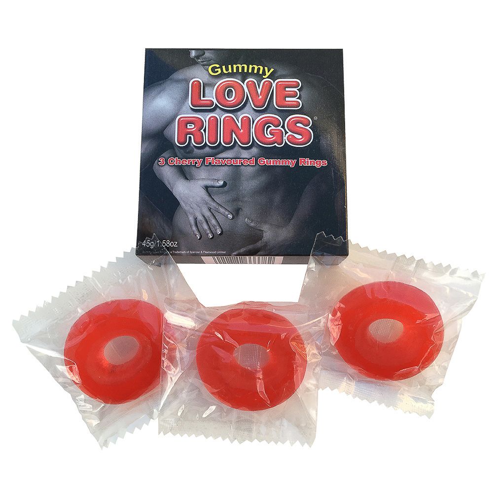 Конфеты - Желейные эрекционные кольца Gummy Love Rings (45 гр)